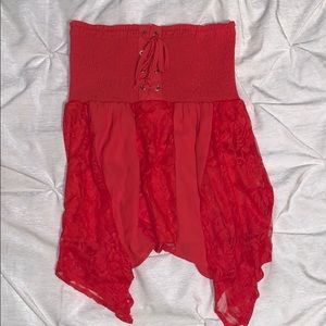 Venus Lace inset tube top